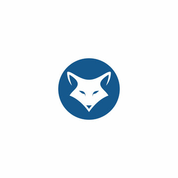 blue head fox logo