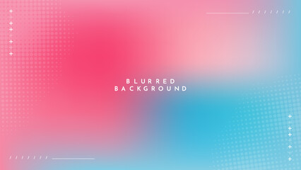 Gradient blurred background in shades of pink and blue. Ideal for web banners, social media posts, or any design project that requires a calming backdrop