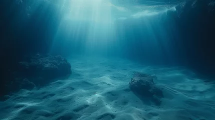 Fotobehang Cinematische, mystische Unterwasserwelt © Christian