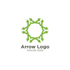 Business arrow logo design