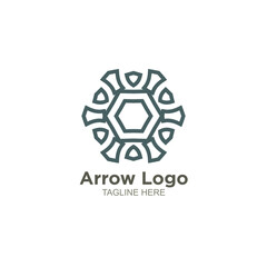 Business arrow logo design