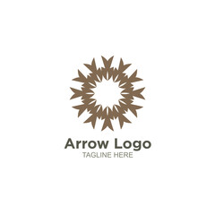 Business arrow logo design