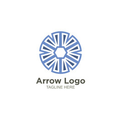 Business arrow logo design