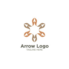 Business arrow logo design