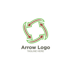 Business arrow logo design