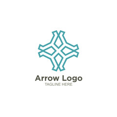 Business arrow logo design