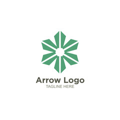 Business arrow logo design