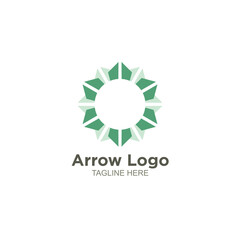 Business arrow logo design