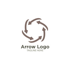 Business arrow logo design