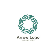 Business arrow logo design