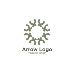 Business arrow logo design
