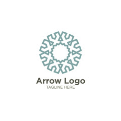 Business arrow logo design