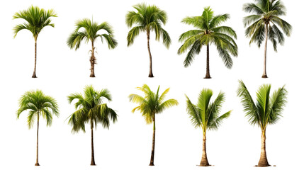 Fototapeta na wymiar Explore a series of palm tree visuals sans branding.