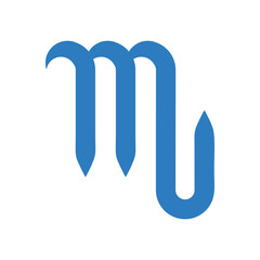 zodiac symbol scorpion icon