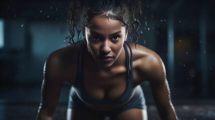 Commitment and Power: Capturing the Intensity of a High-Energy Gym Workout