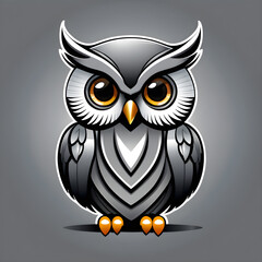 Obraz premium Whimsical World of Charming Owl Characters: Exploring a Spectrum of Adorable Expressions.(Generative AI)