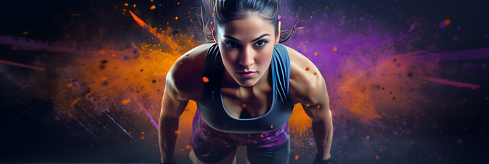 Commitment and Power: Capturing the Intensity of a High-Energy Gym Workout