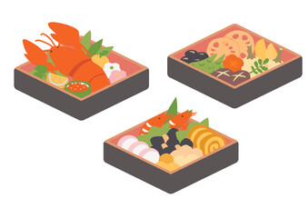おせちのイラスト
