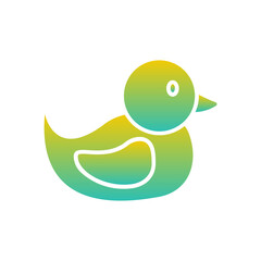 Rubber Duck Flat Gradient Style