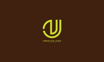 DW CW Abstract initial monogram letter alphabet logo design