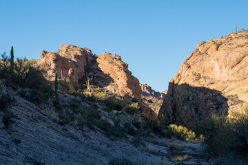 First Water hiking trail in the Superstition Mountains