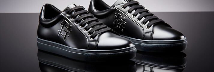 Stylish and Comfortable Black HH Shoes - Combining Chic Design with Durable Functionality
