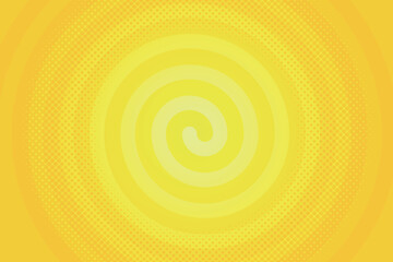 背景素材 横長 黄色 うずまきポップな背景 疑問 Q&A 質問 謎 アイデア 自由研究