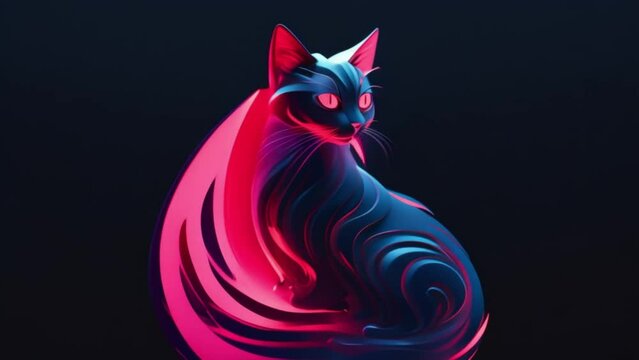Cat lover icon logo