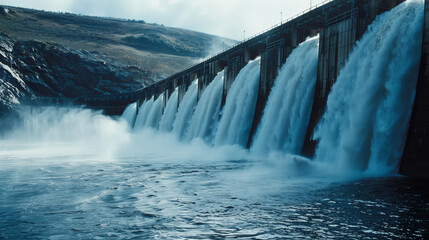 豊かな水を貯めるダム　環境イメージ