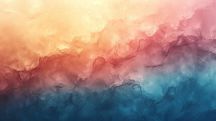  Abstract pastel colors blend in a ink cloudscape.