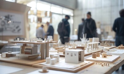 Architectural Models Exhibition in Modern Gallery