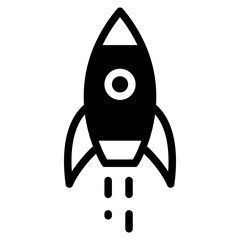 Rocket icon. Startup icon vector.