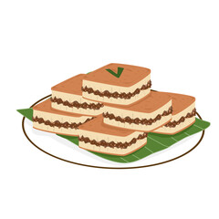 Indonesian traditional cake martabak manis