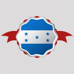 Creative Honduras Flag Sticker Emblem