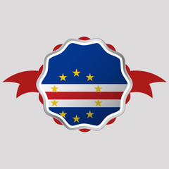 Creative Cape Verde Flag Sticker Emblem