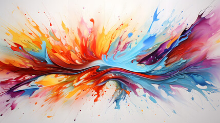 abstract watercolor background with splashes