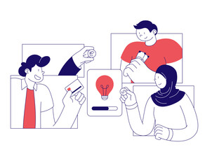 Crowdfunding or raising money for startup