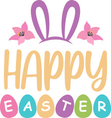 Illustrative Happy Easter Handwitten Typography