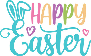 Illustrative Happy Easter Handwitten Typography