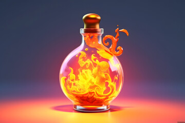 3d witch's Fire-breathing Potion
