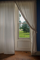 window with curtains