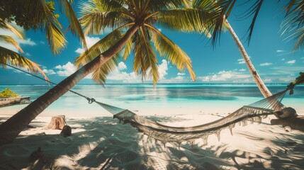 Background for your summer design, Tropical beach in summer vacation, summer wallpaper