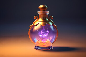 3d witch's Glamour Essence Potion