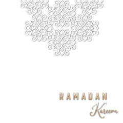 Obraz na płótnie Canvas minimalist luxury design social media feed for Muslim Ramadan Kareem celebration