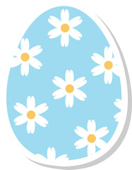 Fototapeta na wymiar Easter Egg Sticker