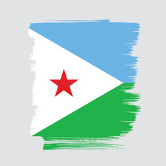 Flag of Djibouti vector design