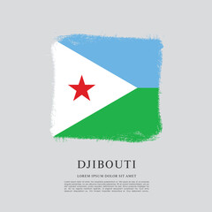 Flag of Djibouti vector design
