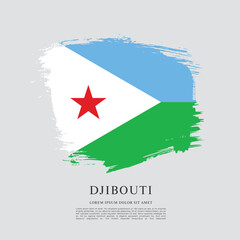 Flag of Djibouti vector design
