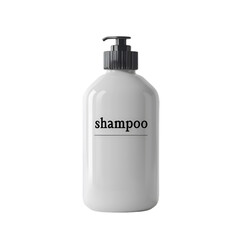Shampoo on transparent background