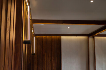 Obraz premium Renovation wooden house to coffee shop